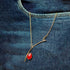 Red Stone Classic Pendent - The Earth Store - Fashion Accessories